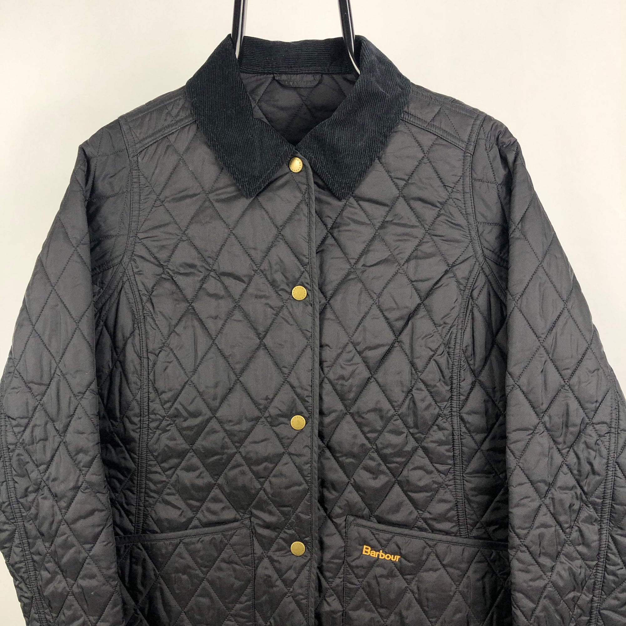 Women's Barbour Quilted Jacket in Black - Women's Medium