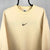 Nike Centre Swoosh Sweatshirt in Cream - Men's Medium/Women's Large