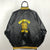 Vintage US Veterans Bomber Jacket in Black/Yellow - Men's Large/Women's XL