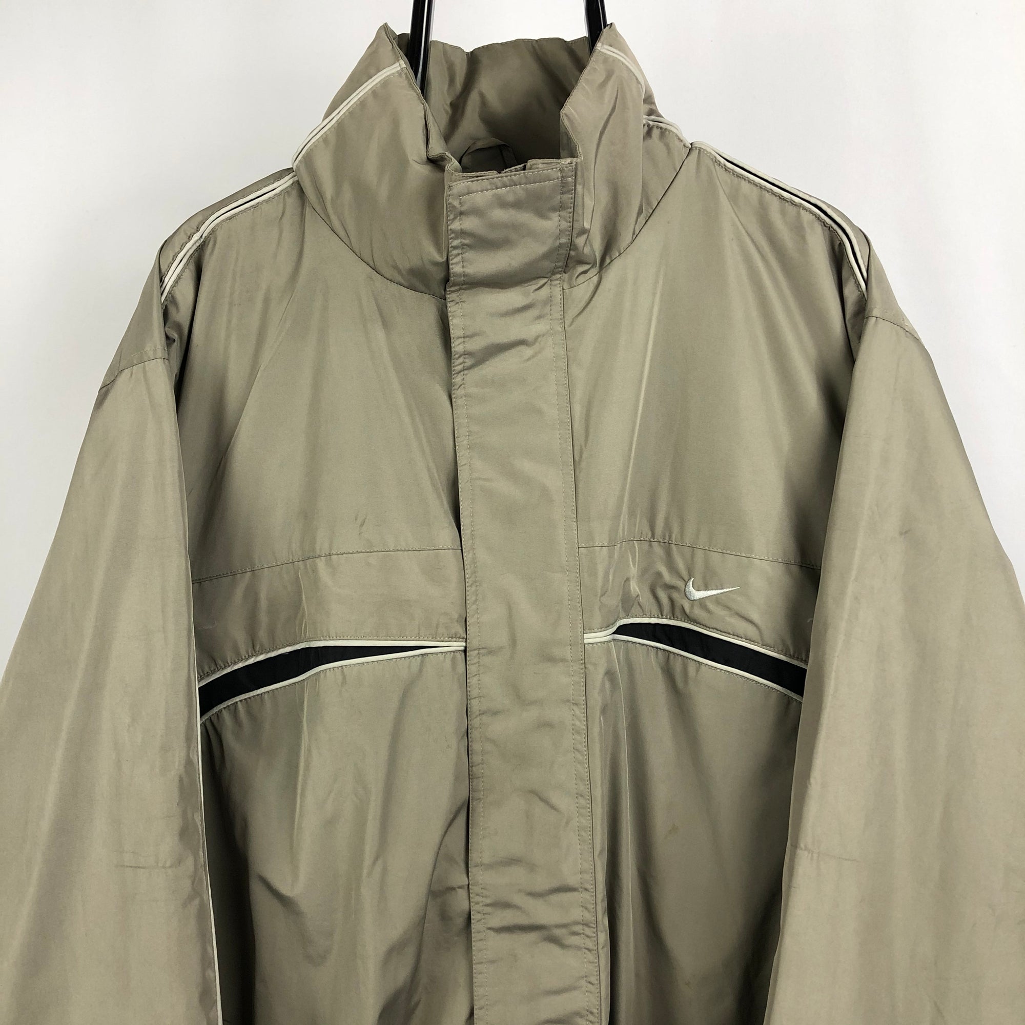 Vintage Nike Beige Coat - Men's XL/Women's XXL