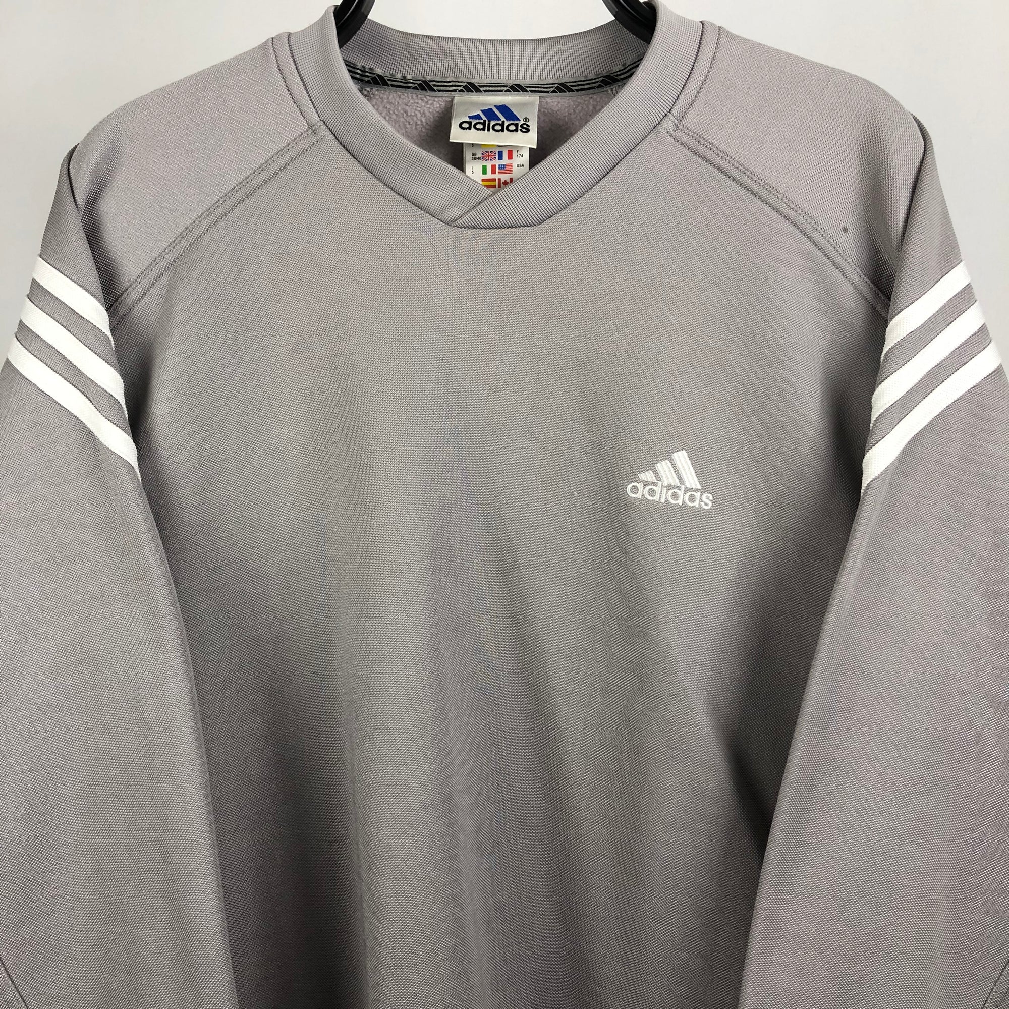 Vintage 90s Adidas Embroidered Small Logo Sweatshirt - Men's Medium/Women's Large