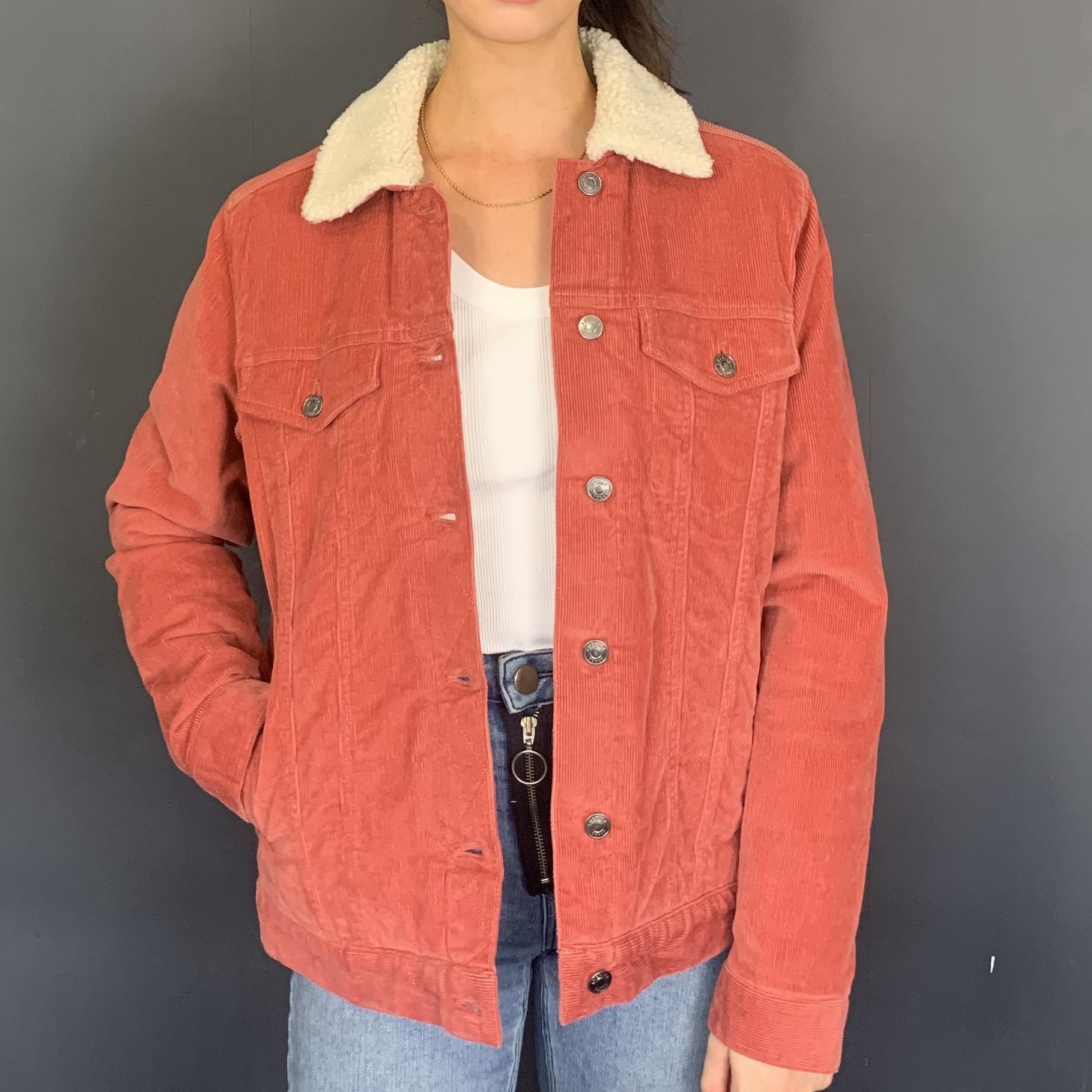 SUPER COOL 70’S INSPIRED CORDUROY JACKET - WOMEN'S Small/Medium - Vintique Clothing