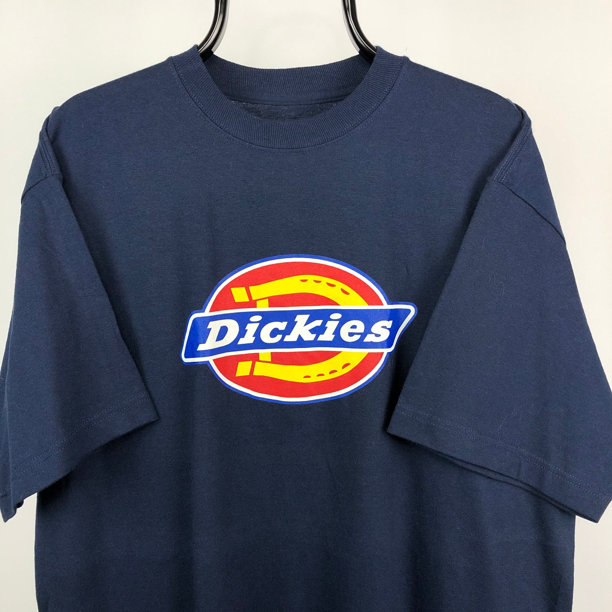 Dickies Big Logo Tee in Navy - Men's XL/Women's XXL