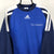 Vintage 90s Adidas Centre Logo Sweatshirt in Blue/White - Men's Medium/Women's Large