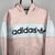 Adidas Spellout Hoodie in Pink/White - Men's Small/Women's Medium
