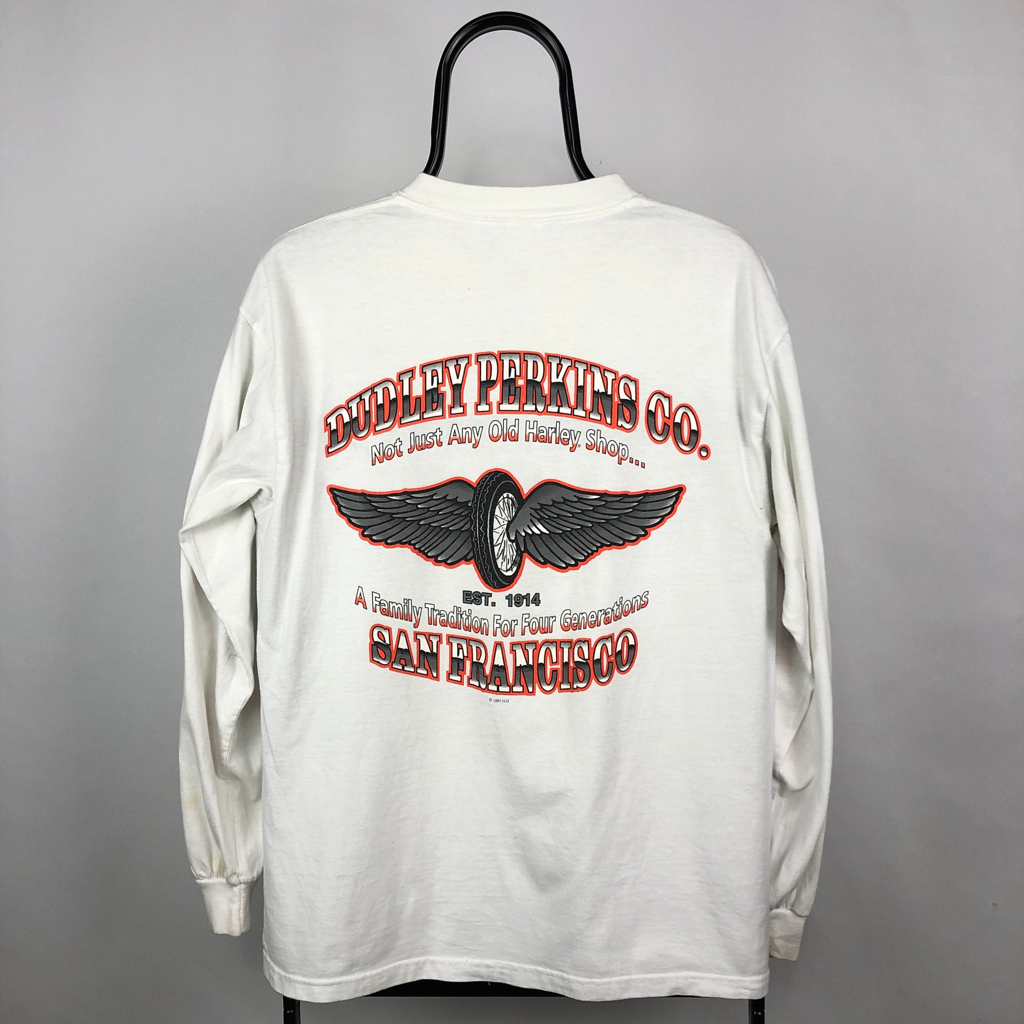Vintage Harley Davidson Long Sleeve Tee - Men's Medium/Women's Large
