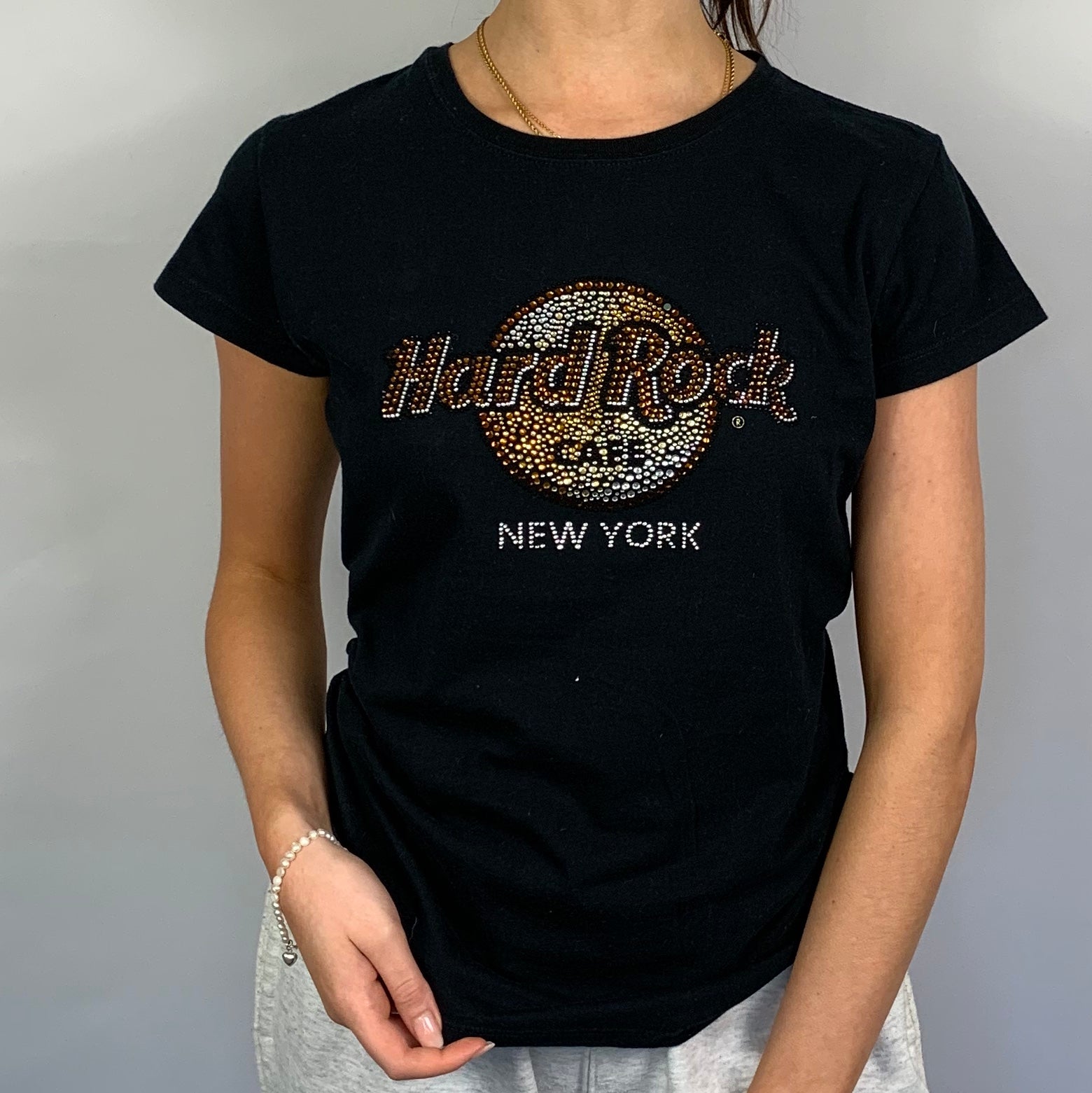 VINTAGE HARD ROCK CAFE New York T-SHIRT - WOMEN'S SMALL