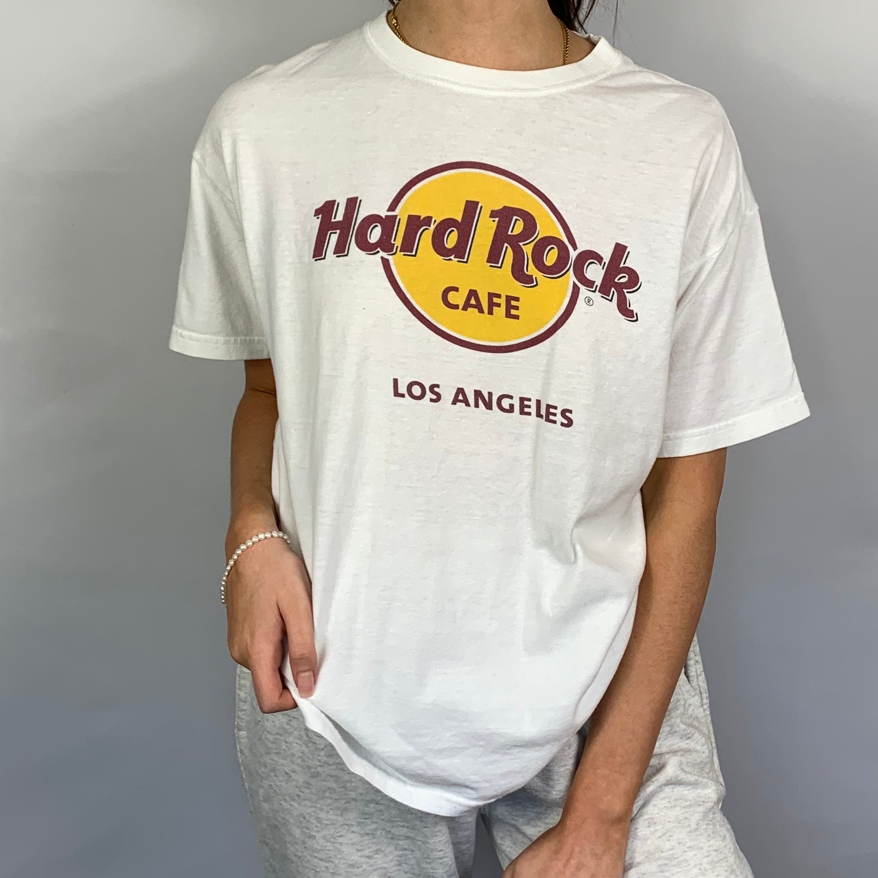 VINTAGE HARD ROCK CAFE LA T-SHIRT - WOMEN'S Medium/ Men's XS