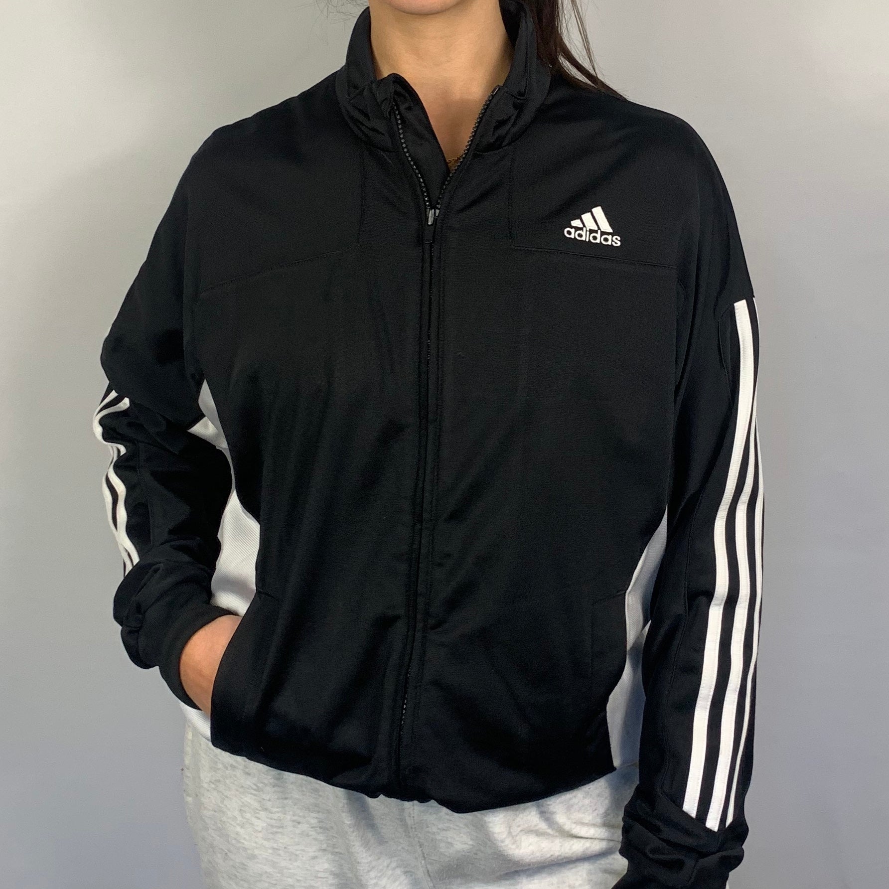 Vintage Adidas Track Jacket - Women's Large/ Men's XS