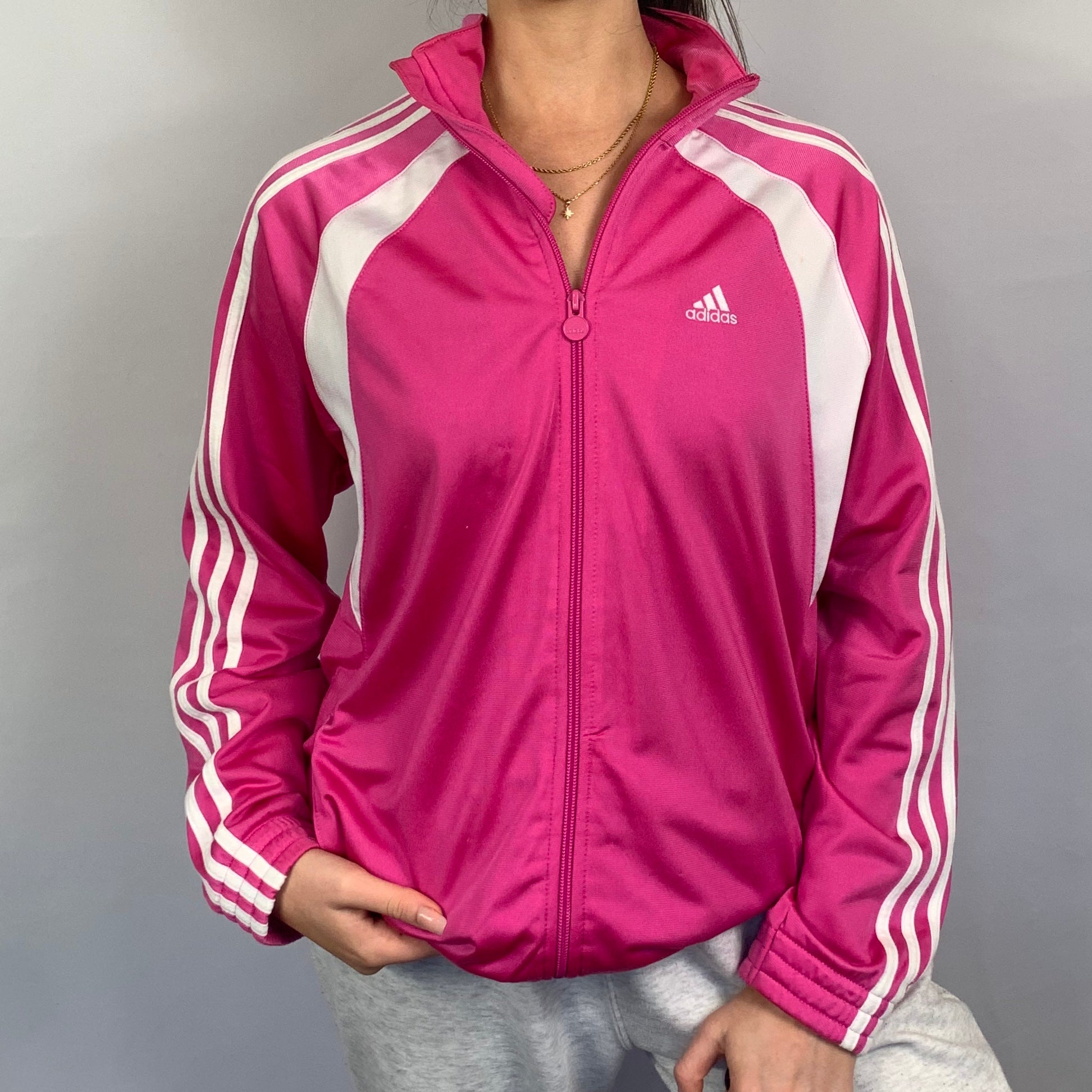 VINTAGE ADIDAS TRACK JACKET - WOMEN'S LARGE