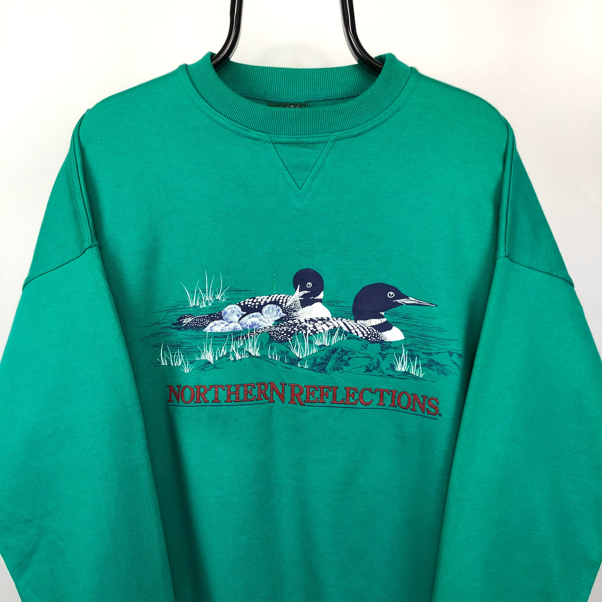 Vintage 90s Northern Reflections Ducks Sweatshirt - Men's Large/Women's XL