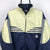Vintage 90s Adidas Equipment Track Jacket in Beige/Navy - Men's Large/Women's XL