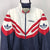 Vintage 80s Adidas Track Jacket in Navy/White/Red - Men's Large/Women's XL