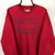 Vintage Russell Athletic Spellout Sweatshirt in Red/Blue - Men's XL/Women's XXL