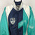 Vintage 90s Adidas Track Jacket in Mint Green/Navy/White - Men's Large/Women's XL