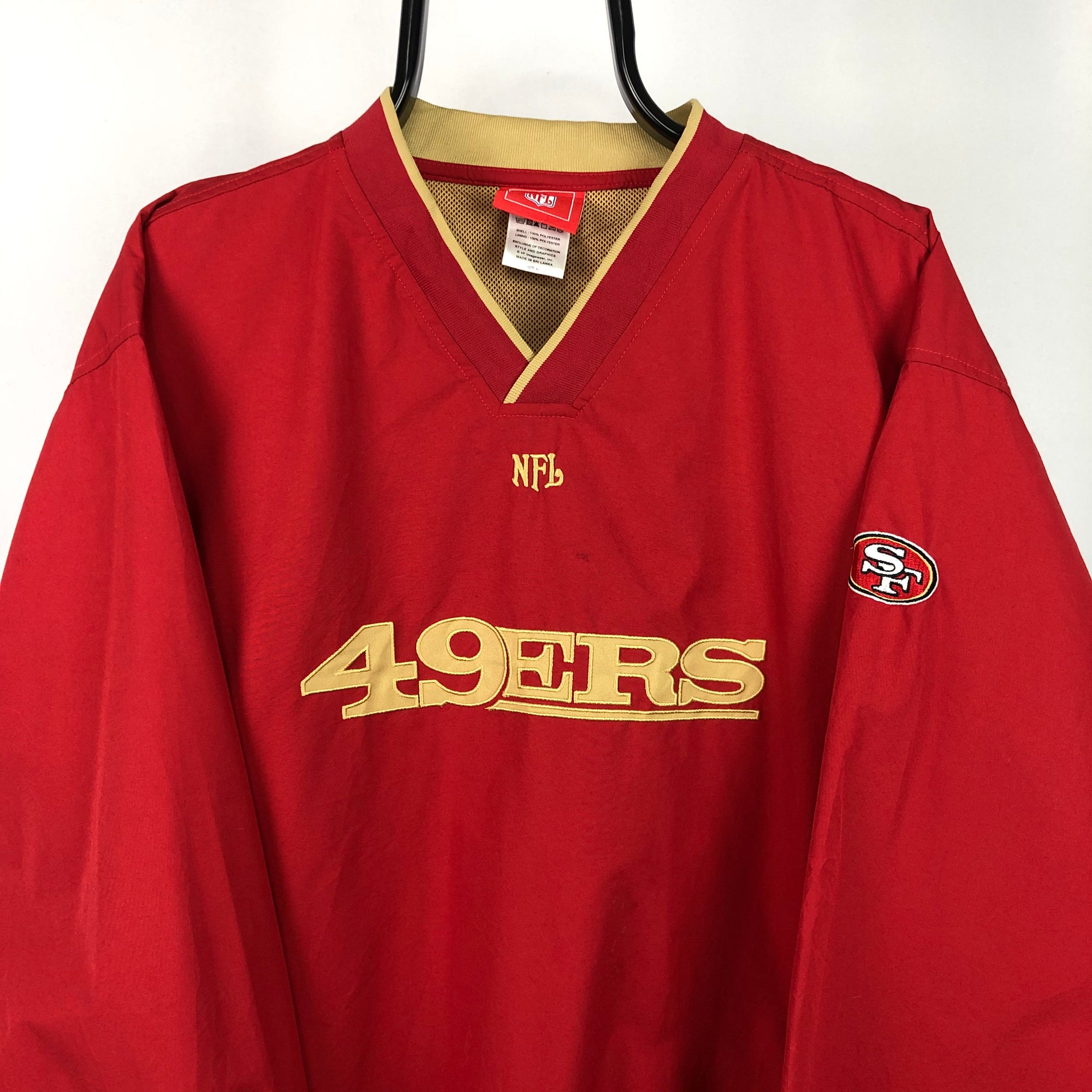 Vintage NFL San Francisco 49ers Nylon Sweatshirt - Men's XL/Women's XXL