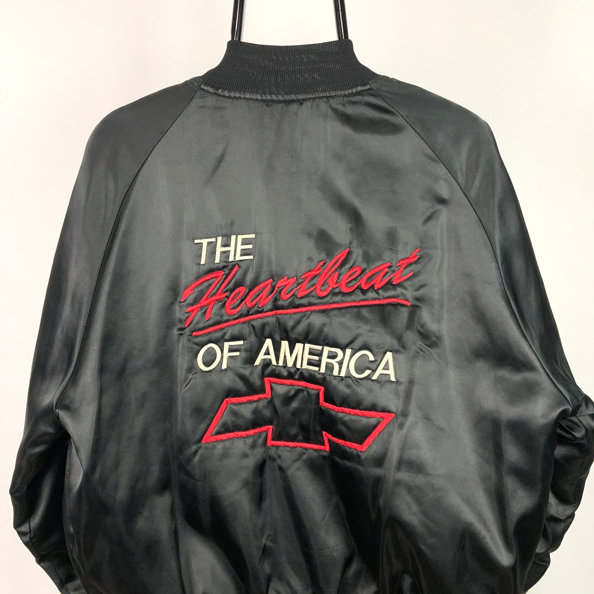 Vintage 90s Chevrolet Bomber Jacket - Men's Medium/Women's Large