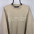 Vintage 90s Tommy Hilfiger Sweatshirt in Beige - Men's Medium/Women's Large