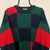 Vintage Geometric Pattern Knitted Sweatshirt - Men's XL/Women's XXL