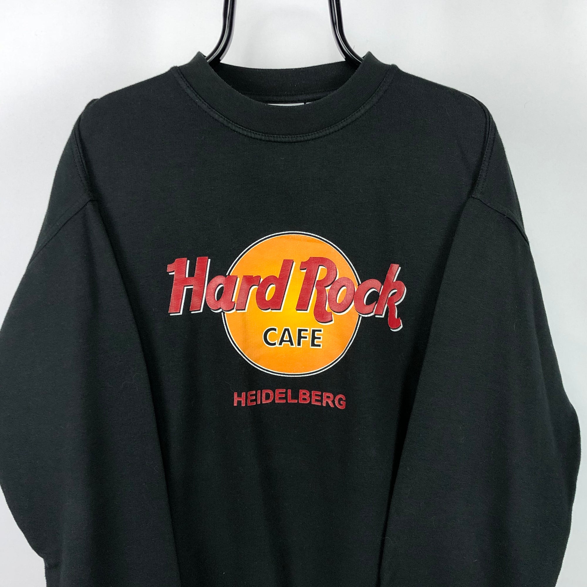 Vintage 90s Hard Rock Cafe Sweatshirt in Black - Men's XL/Women's XXL