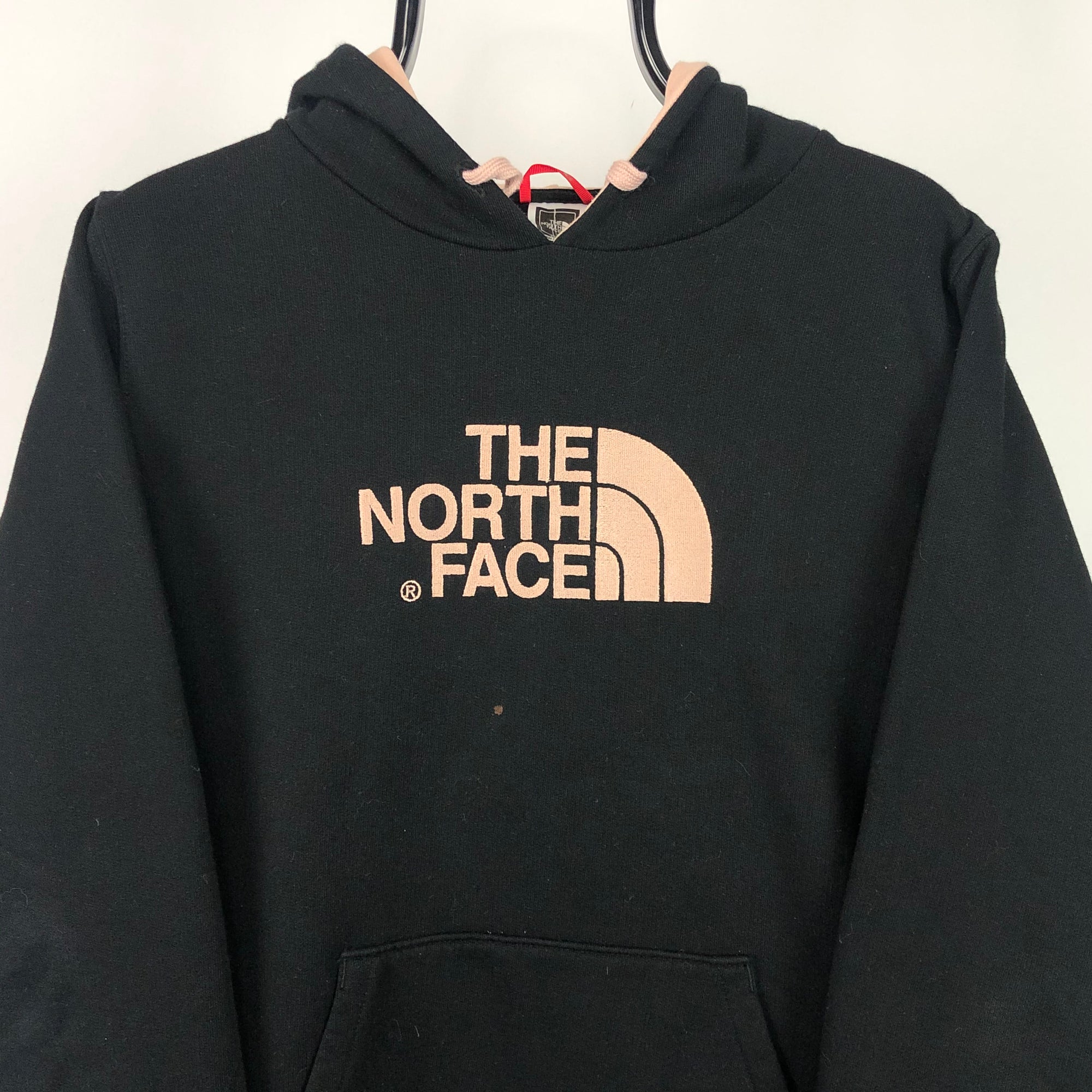 North Face Hoodie in Black/Rose - Men's Small/Women's Medium