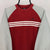 Adidas Embroidered Small Logo Sweatshirt in Red/White/Stone - Men's Medium/Women's Large