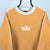 Vintage 90s Nike Script Spellout Sweatshirt in Mustard/Beige - Men's Small/Women's Medium