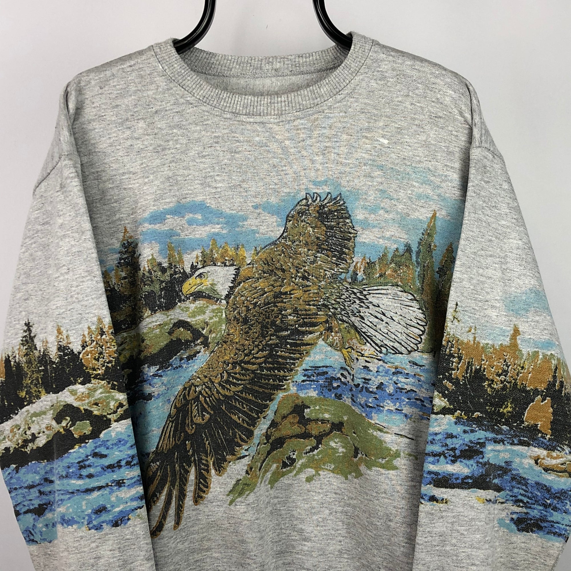 Vintage 80s Eagle Sweatshirt - Men's Medium/Women's Large