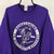 Vintage American Football College Sweatshirt in Purple - Men's Medium/Women's Large