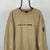 Vintage 90s Nike Embroidered Spellout Sweatshirt in Beige - Men's Large/Women's XL