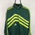 Vintage 90s Adidas 1/4 Zip Sweatshirt in Forest Green/Lime Green - Men's XL/Women's XXL