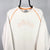 Vintage Adidas Spellout Sweatshirt in White/Orange - Men's Medium/Women's Large