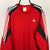 Adidas Embroidered Small Logo Sweatshirt in Red/Black/White - Men's Medium/Women's Large