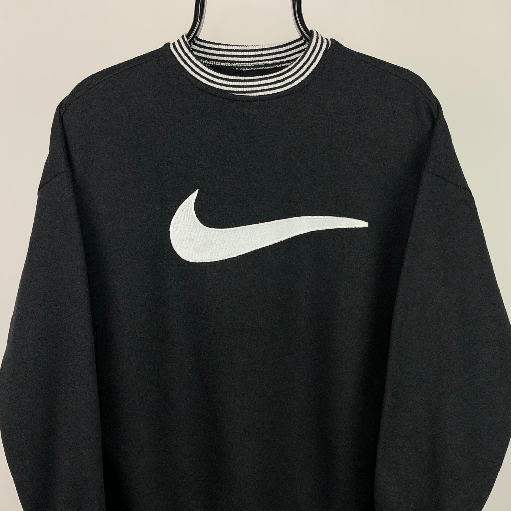 Vintage Nike Embroidered Big Swoosh Sweatshirt - Men's Medium/Women's Large