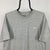 Nike Embroidered Small Swoosh Tee in Grey - Men's Large/Women's XL