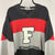 Vintage Fila Sweatshirt in Black/Red/Grey - Men's Large/Women's XL