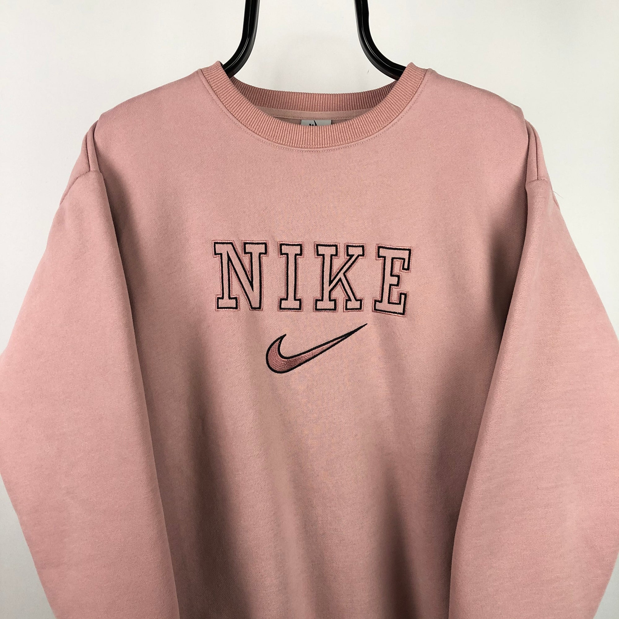 Nike Spellout Sweatshirt in Rose Pink - Men's Large/Women's XL