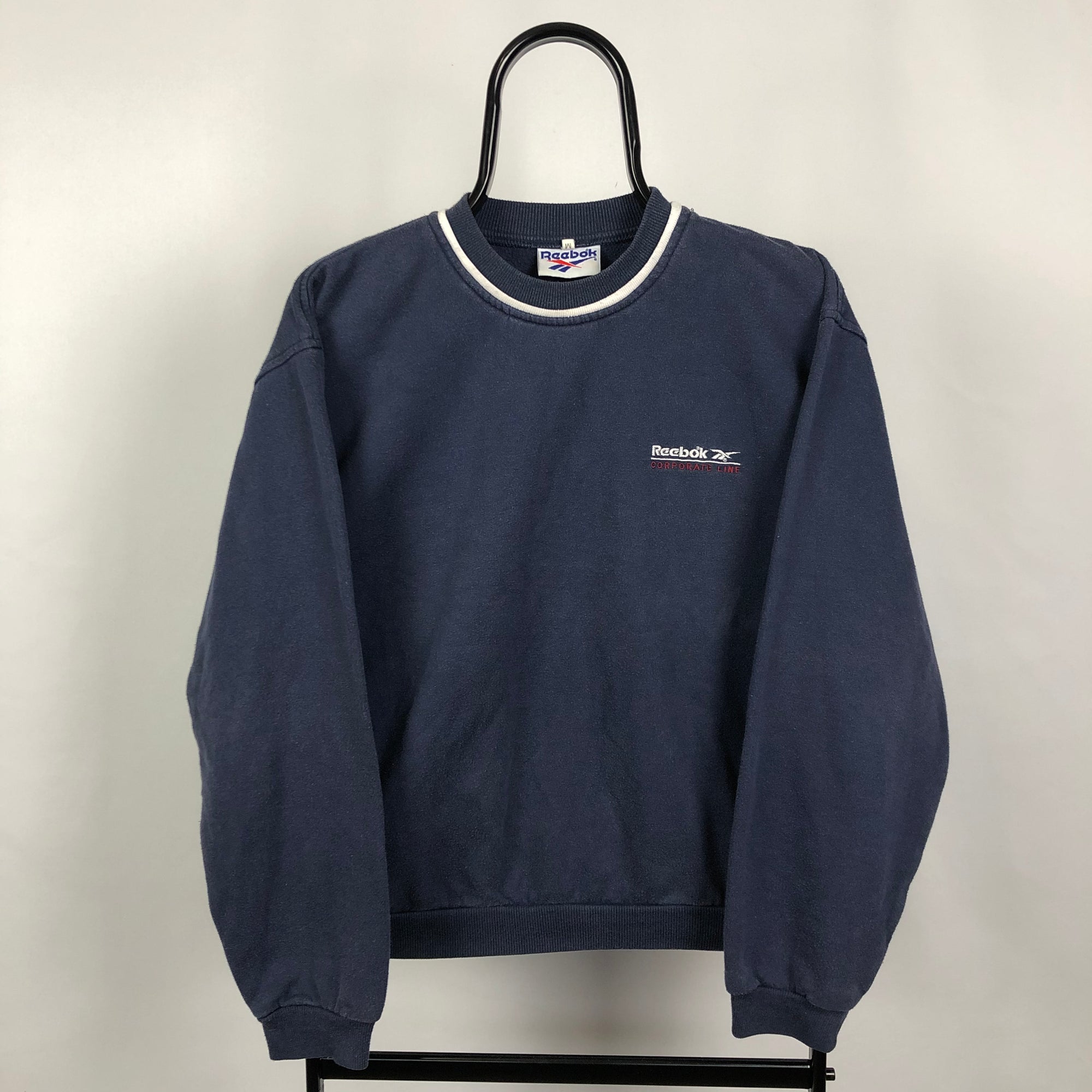 Vintage Reebok Corporate Line Sweatshirt - Men's Small/Women's Medium