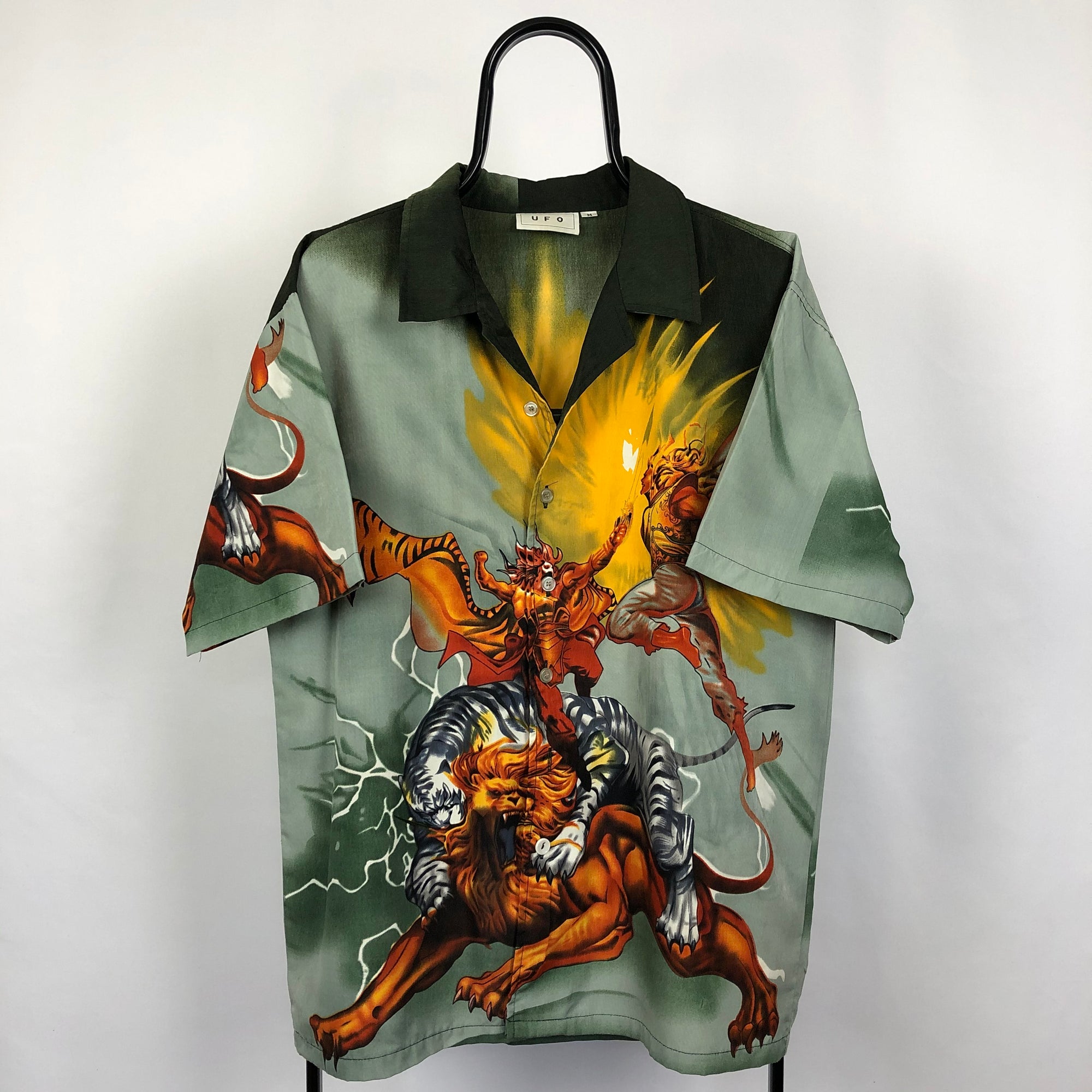 Tiger X Lion Anime Shirt - Men's Large/Women's XL