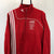 Adidas 1/4 Zip Track Jacket in Red/White - Men's Medium/Women's Large