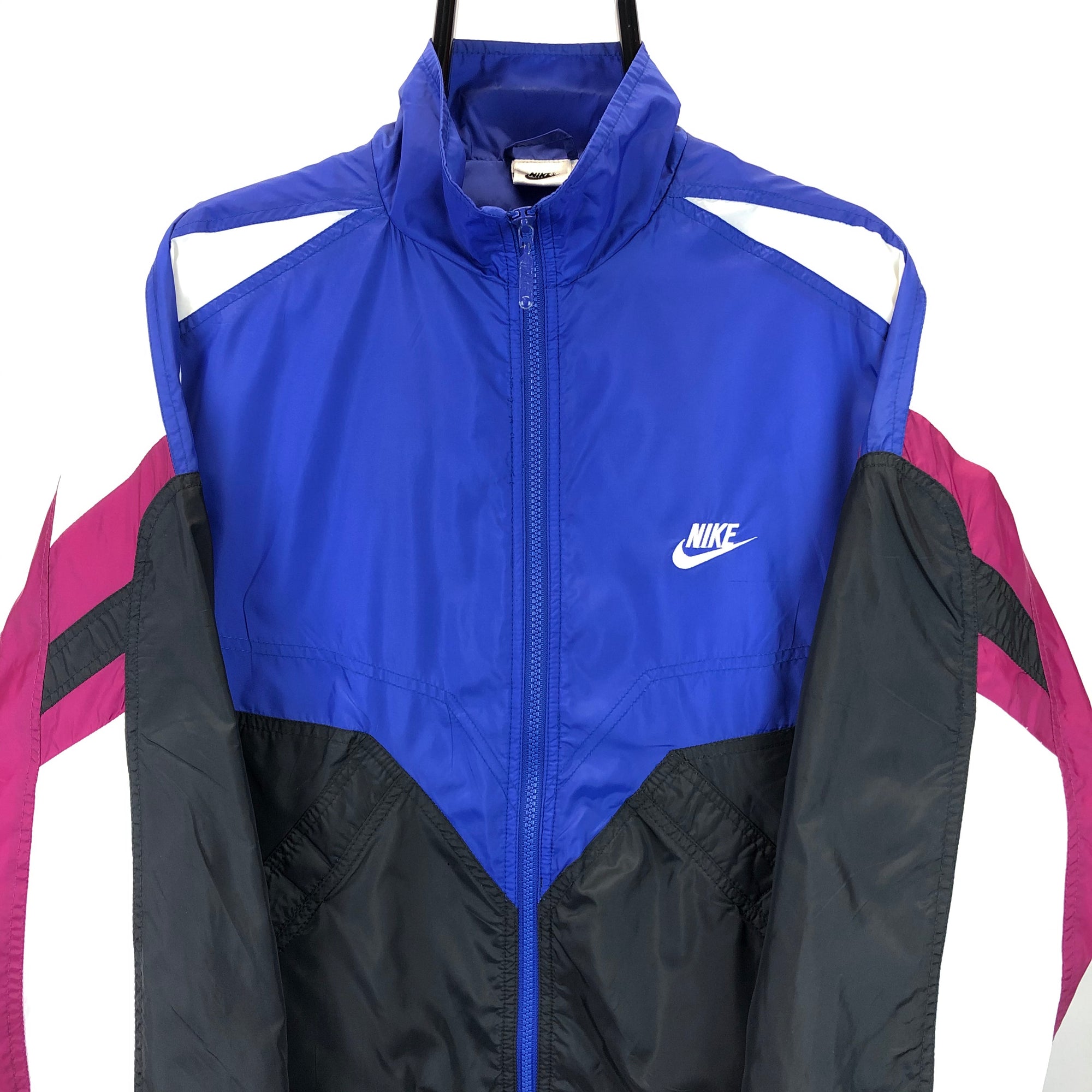 Vintage 90s Nike Quad-Colour Track Jacket - Men's Medium/Women's Large