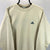 Vintage 90s Adidas Embroidered Small Logo Sweatshirt in Beige - Men's XL/Women's XXL