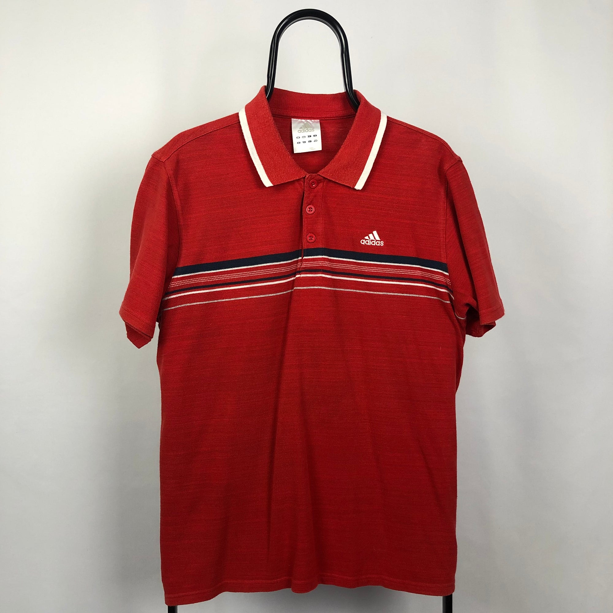 Adidas Polo Shirt in Red - Men's Large/Women's XL