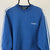 Vintage Adidas Small Spellout Sweatshirt in Blue/White - Men's Large/Women's XL