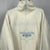 'Winter Feeling' 1/4 Zip Fleece in Cream - Men's Large/Women's XL