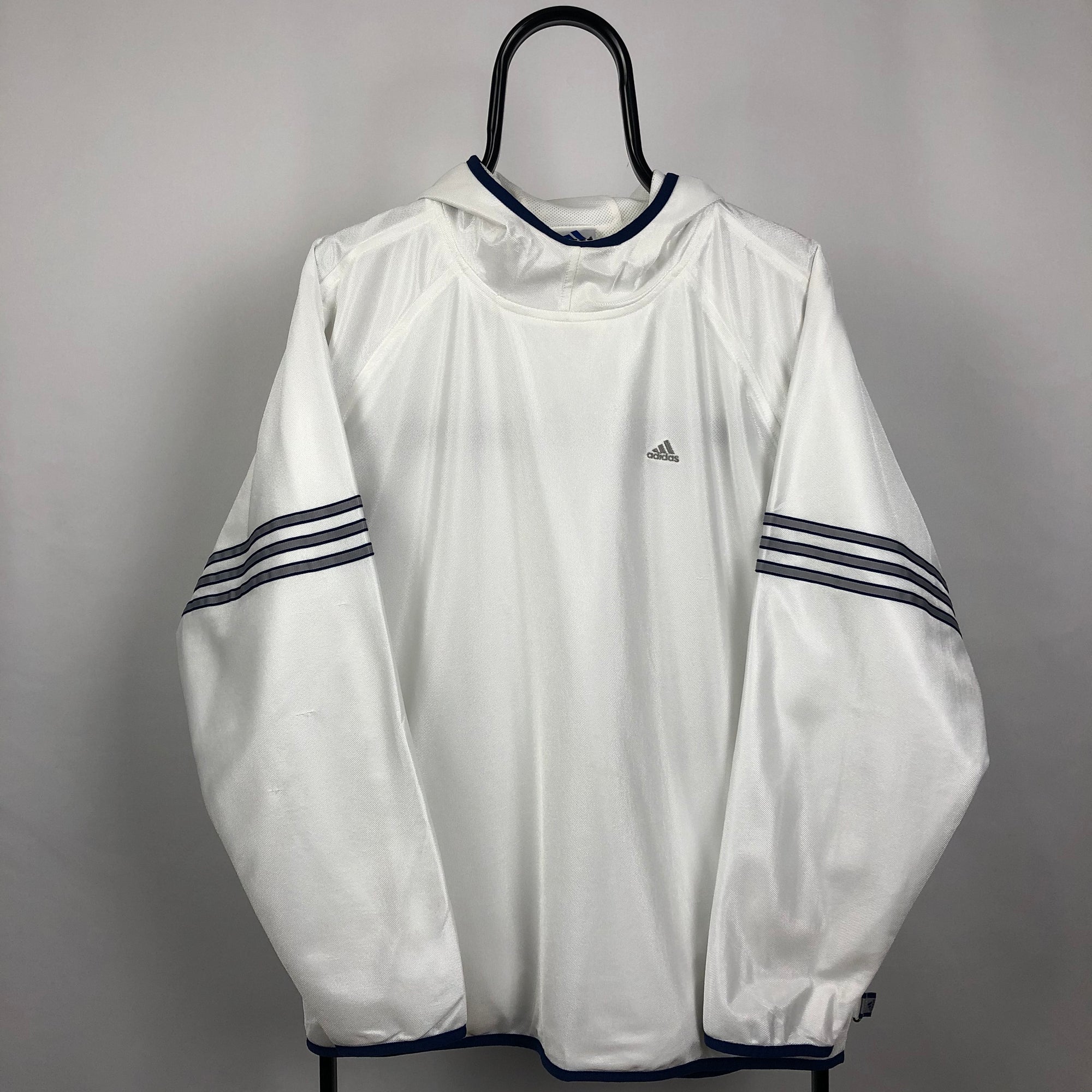 Adidas Nylon Hoodie - Men's Large/Women's XL