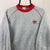 Vintage 80s Adidas Sweatshirt in Grey/Red - Men's XS/Women's Small