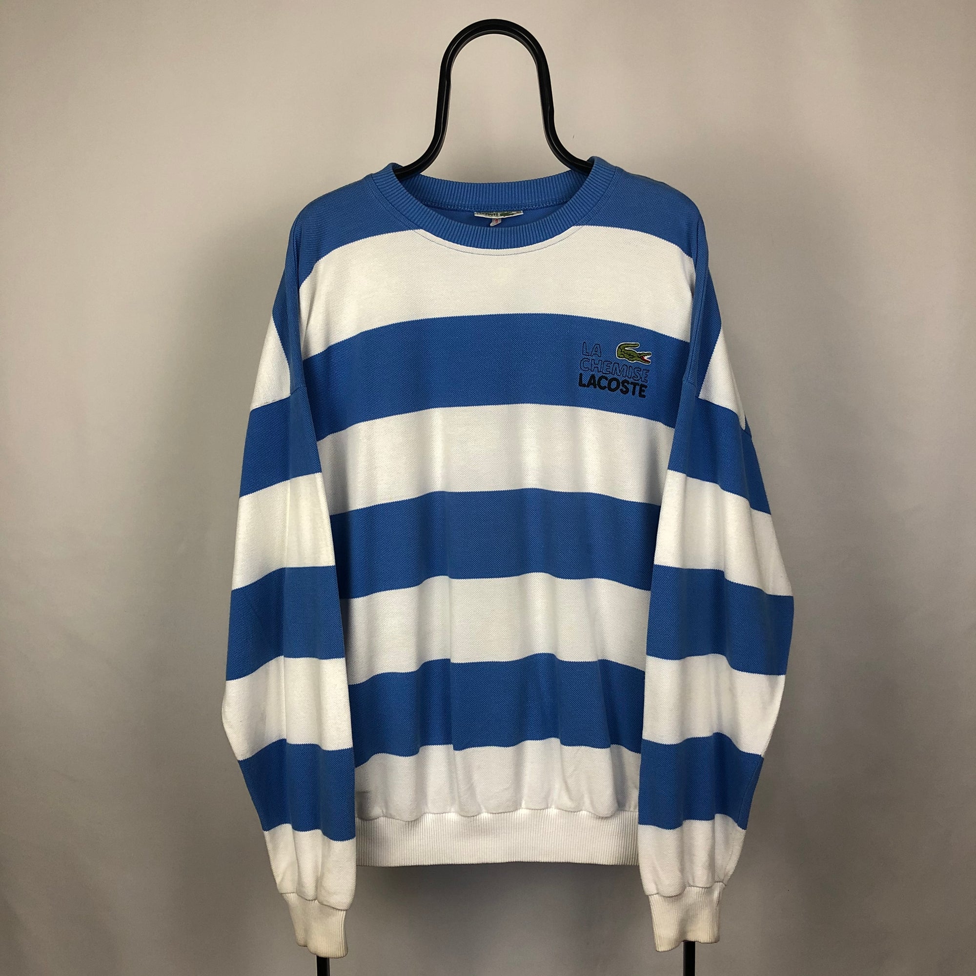 Lacoste Striped Sweatshirt - Men's Large/Women's XL