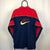Vintage Nike 1/4 Zip Sweatshirt in Navy, Red & Volt Yellow - Men's Large/Women's XL