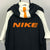 Vintage Nike Spellout Hoodie in Black, White & Orange - Men's Large/Women's XL